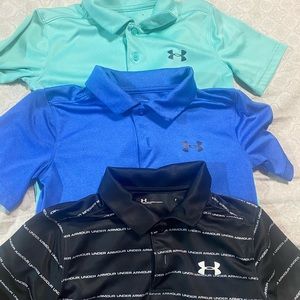 Boys Under Armour Polo shirts!